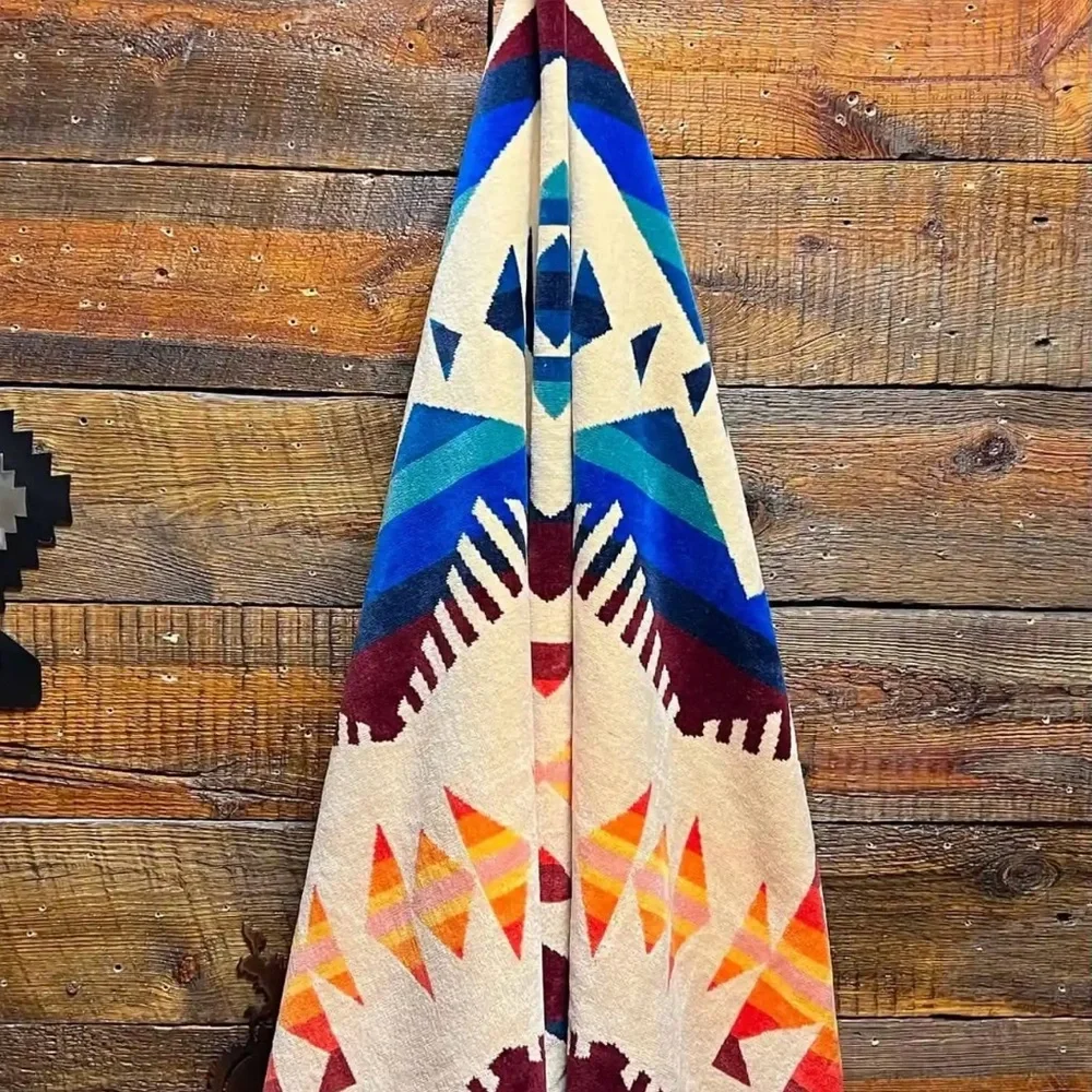 NWT Pendleton Spa Towel Los Lunas Jacquard Beach Pool XL 40x70 Oversized Cotton